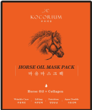 Korean Horse Oil Facial Mask for Moisture Skin Care